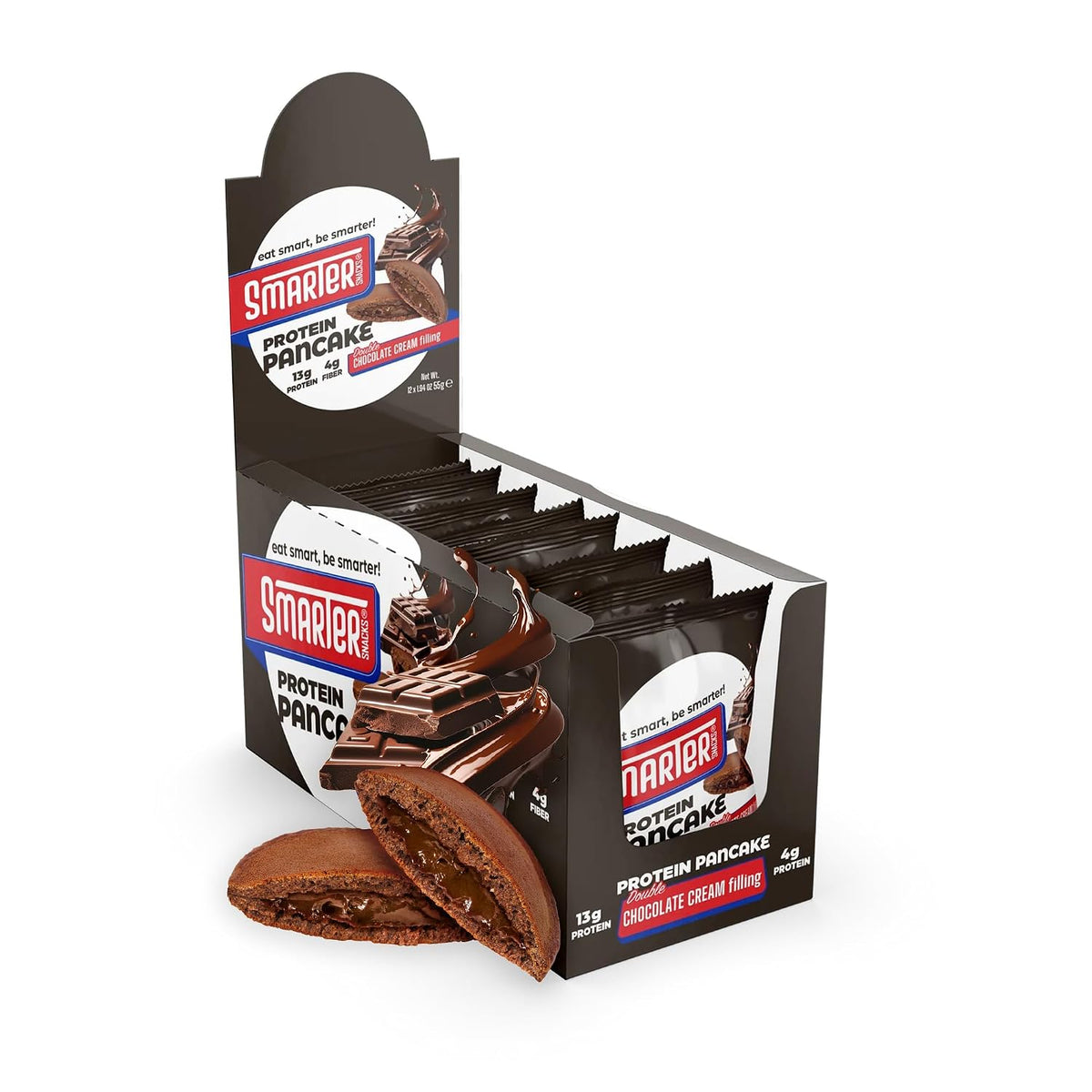 Smarter Snacks Protein Pancake - Double Chocolate, 12-Pack