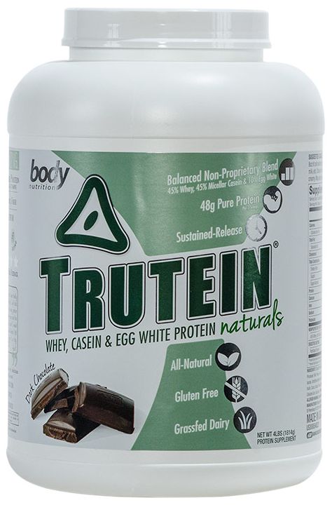 Body Nutrition Trutein Naturals - 4 lb. (1814g), Dark Chocolate
