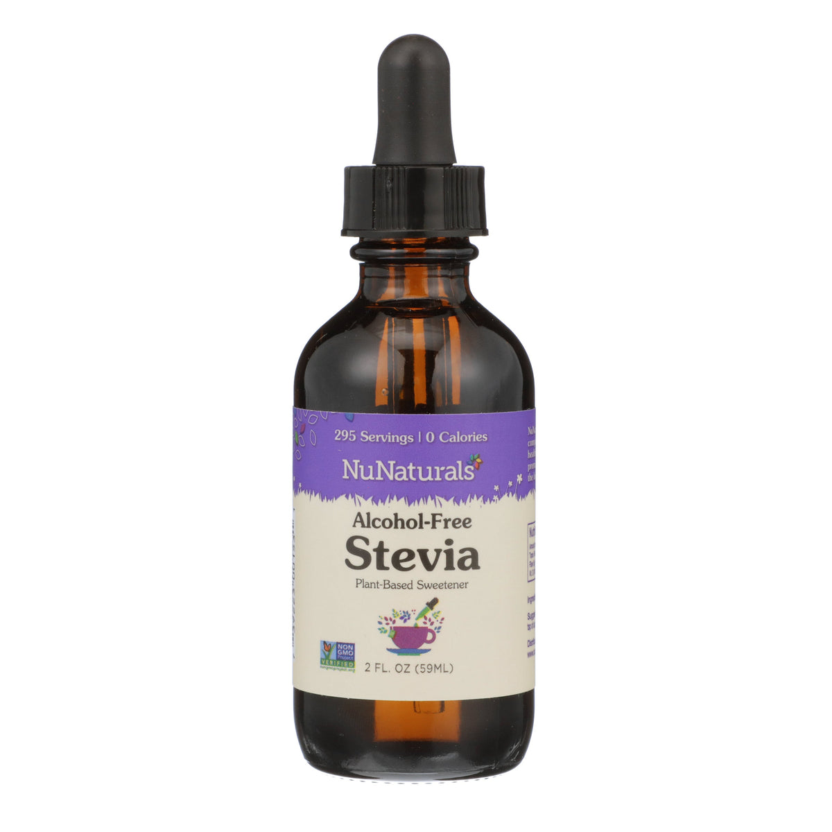 NuNaturals Pure Liquid Stevia - Alcohol Free 2 fl oz.