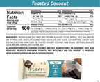 NuGo Slim Bars, Toasted Coconut (Vegan).