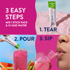 Jordan's Skinny Mixes Refresher Stix, 16 sticks - Watermelon Lime