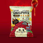 CauliPuffs Gluten Free Cauliflower Puffed Snacks - Vegan Smokin' Hot BBQ