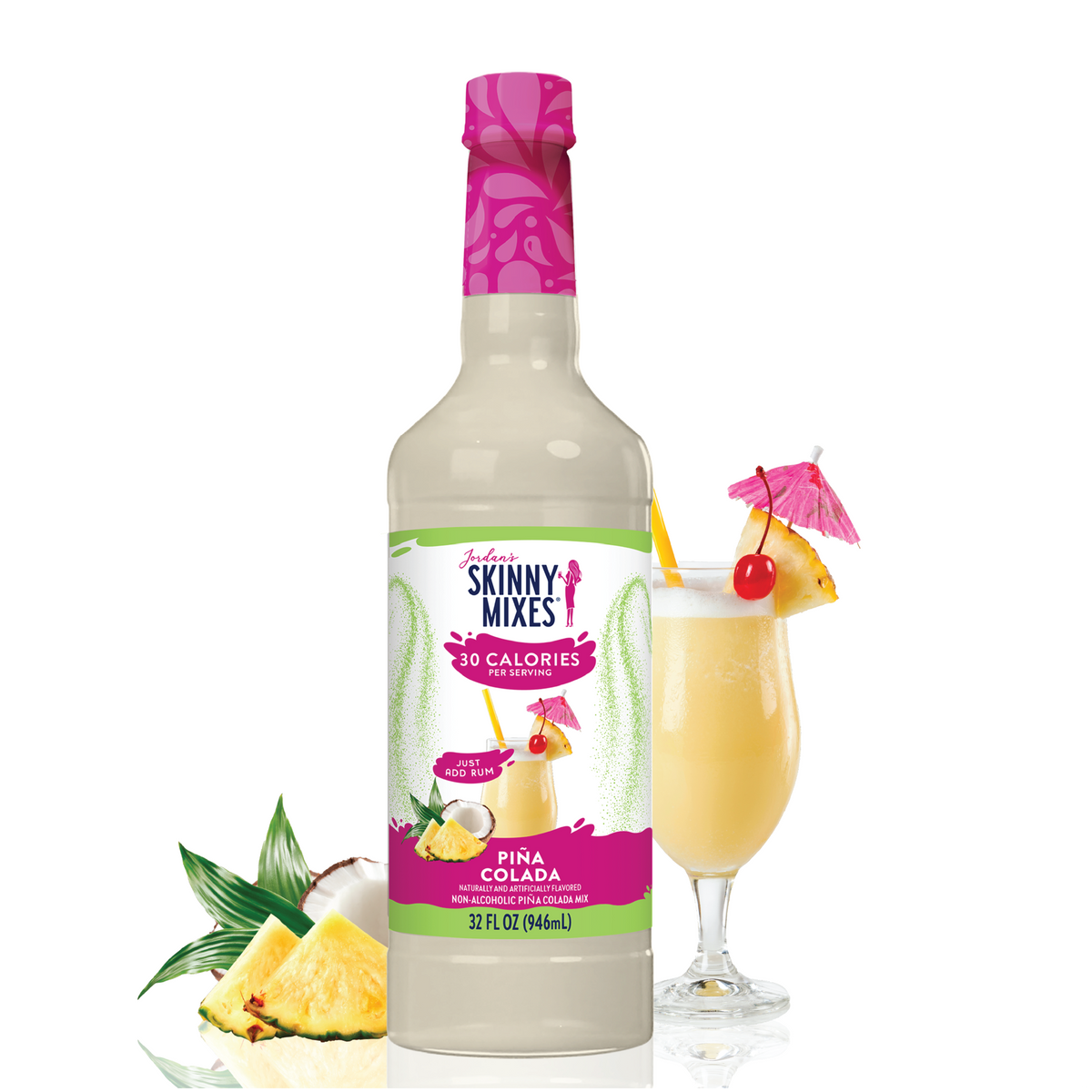 Jordan's Skinny Mixes Cocktail Mixes - Pina Colada 32 fl oz