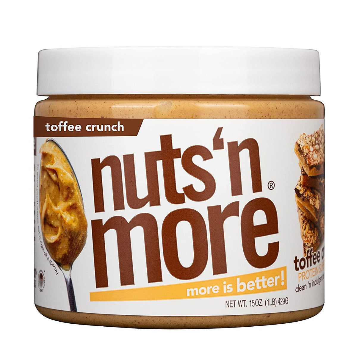 Nuts 'n More Protein Peanut Spread, Toffee Crunch 16 oz.