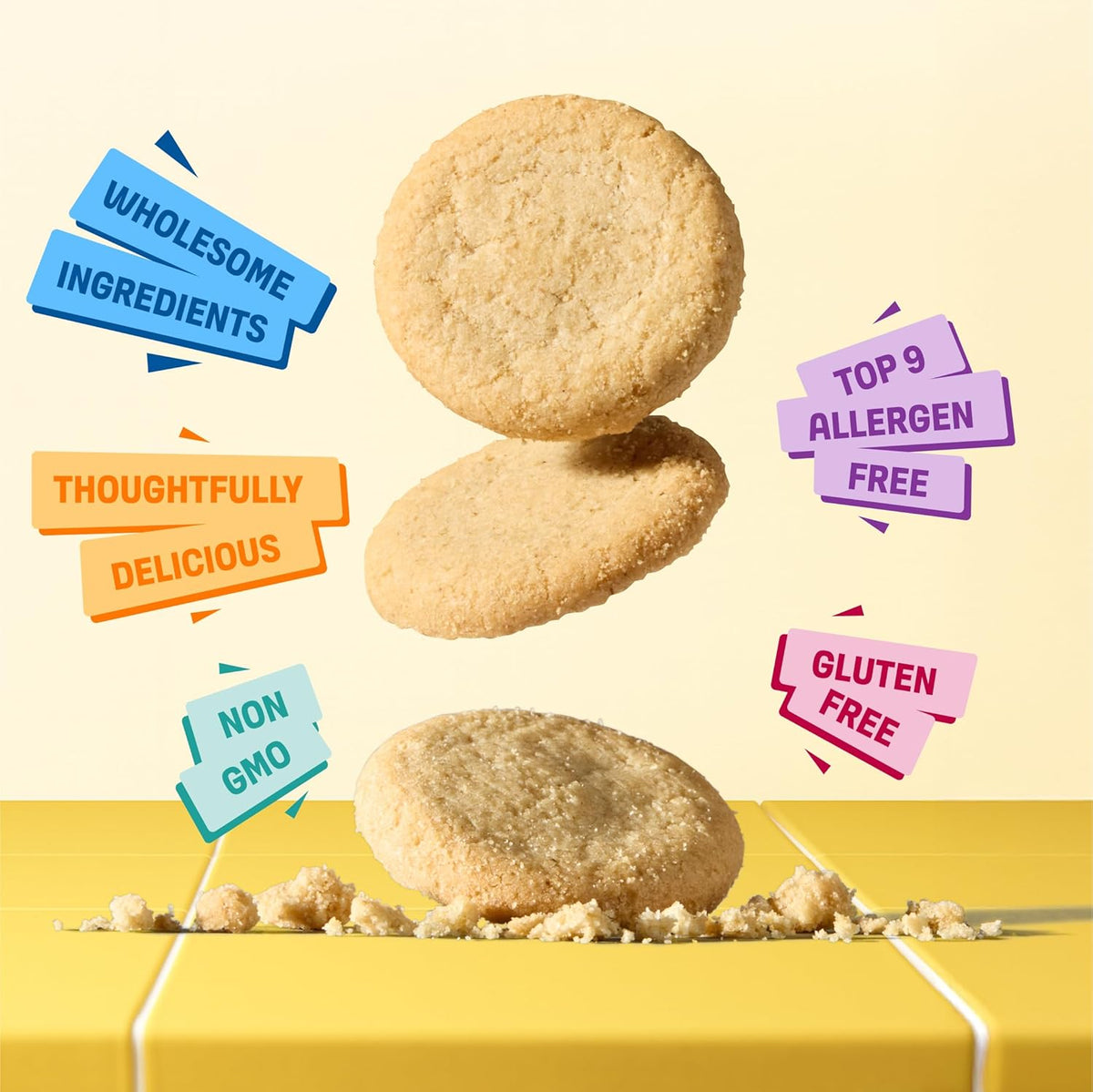 Partake Vegan & Gluten Free Vanilla Wafers, 7 oz — gallery image 3