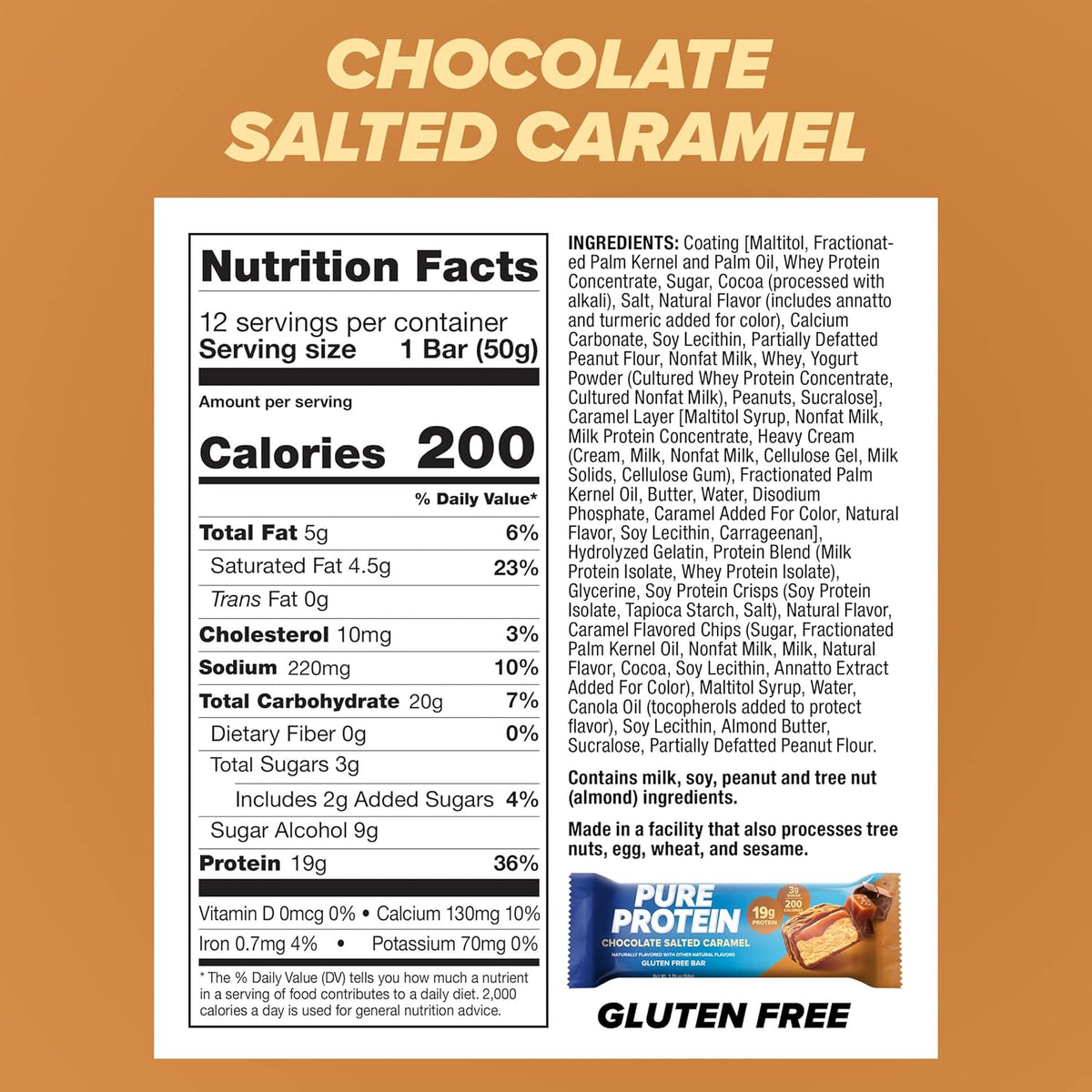 Pure Protein Bars - Chocolate Salted Caramel