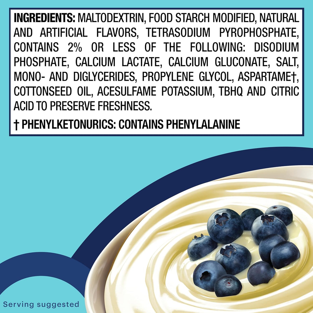 Sprinkles Sugar-Free Pudding & Pie Filling - Lemon Blueberry Cupcake (1.71 oz)