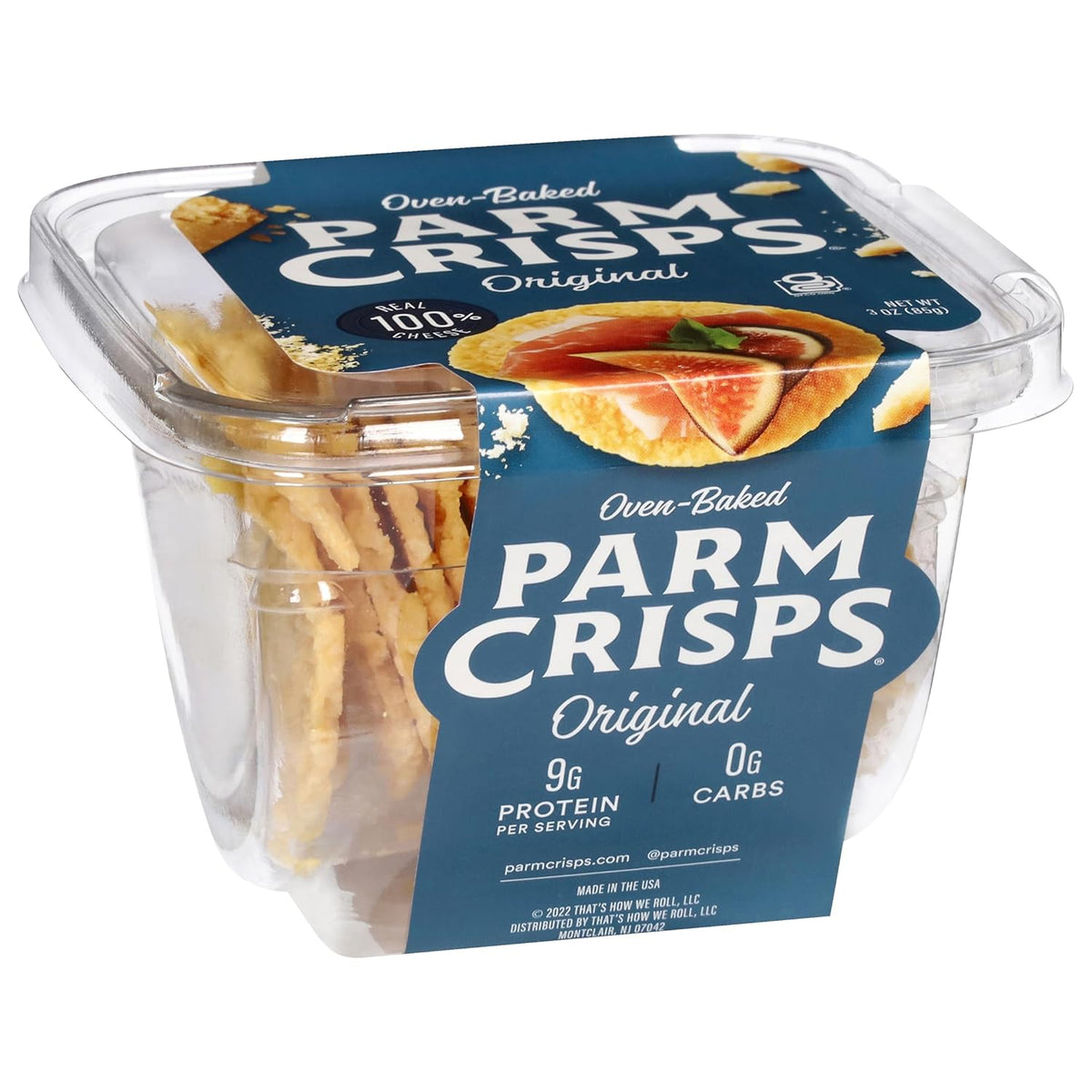 ParmCrisps Oven-Baked Parm Crisps - Original 3.0 oz (85g)