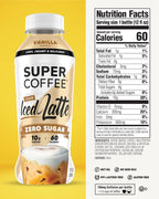 Super Coffee Lean Iced Latte, 12 fl oz - Vanilla
