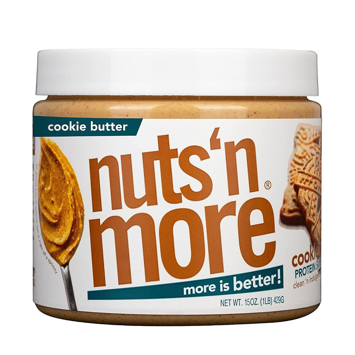 Nuts 'n More Protein Peanut Spread, Cookie Butter 16 oz.