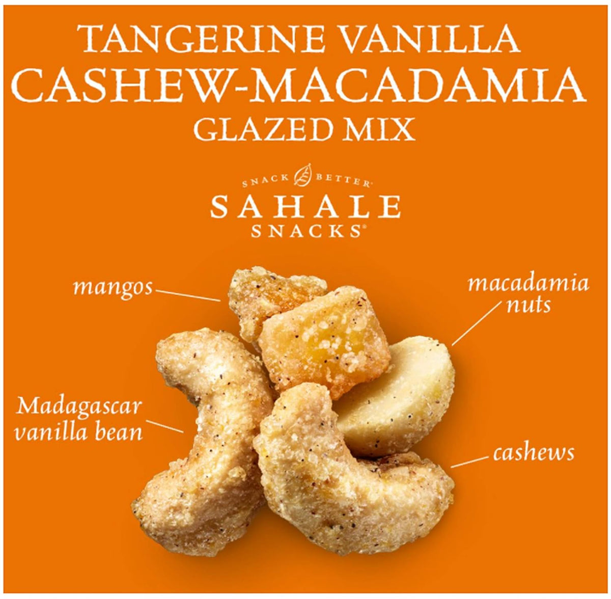 Sahale Snacks Tangerine Vanilla Cashew Macadamia Glazed Mix 4oz Bag — gallery image 5