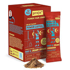 Projo* Instant Power Coffee with Protein - Grab and Go! - Bold & Creamy Cinnamon, One Box (12 Packets)