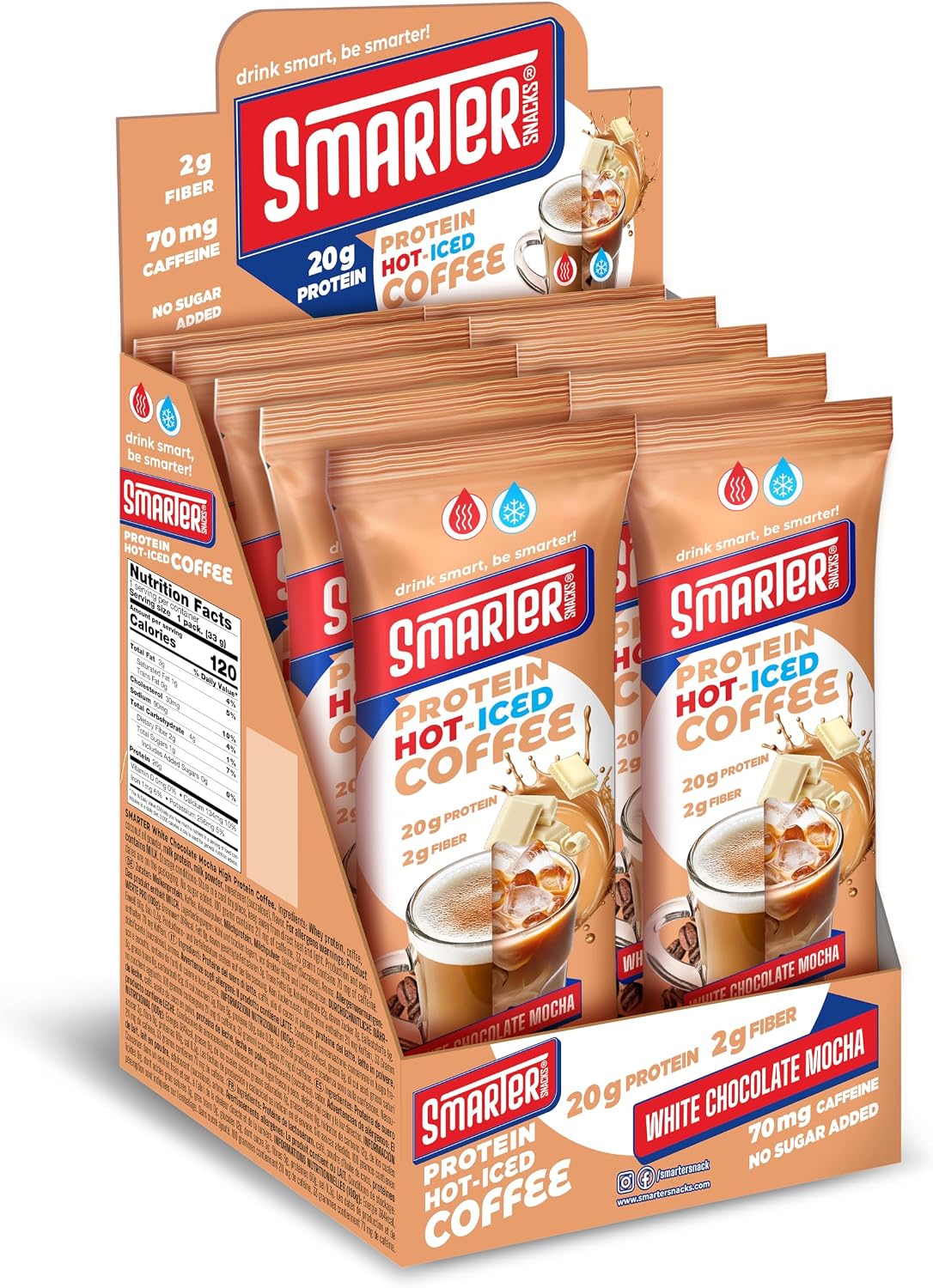 Smarter Snacks Protein Coffee - White Chocolate Mocha