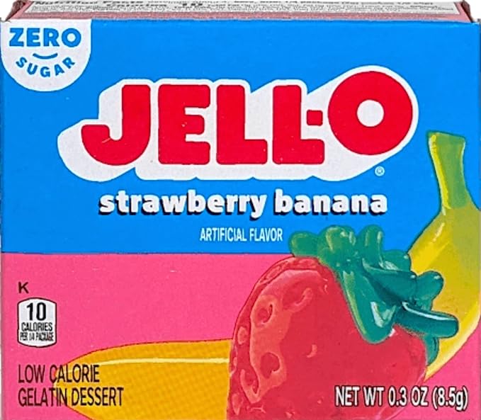 Jell-O Sugar-Free Instant Gelatin - Strawberry Banana One Pack (0.3 oz)