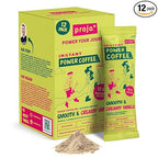 Projo* Instant Power Coffee with Protein - Grab and Go! - Smooth & Creamy Vanilla, One Box (12 Packets)