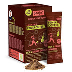 Projo* Instant Power Coffee with Protein - Grab and Go! - Rich & Creamy Chocolate, One Box (12 Packets)