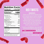 Smart Sweets Red Twists 50g (1.8 oz) — gallery image 2