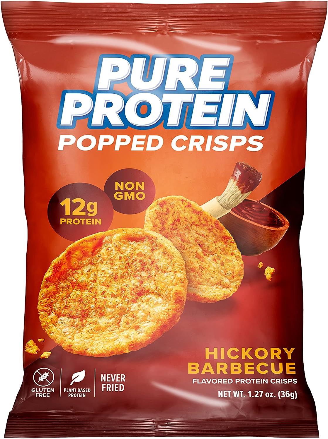Pure Protein Popped Crisps - Hickory Barbecue