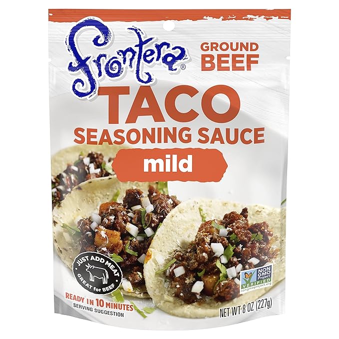 Frontera Taco Seasoning Sauce for Ground Beef 8 oz., Mild