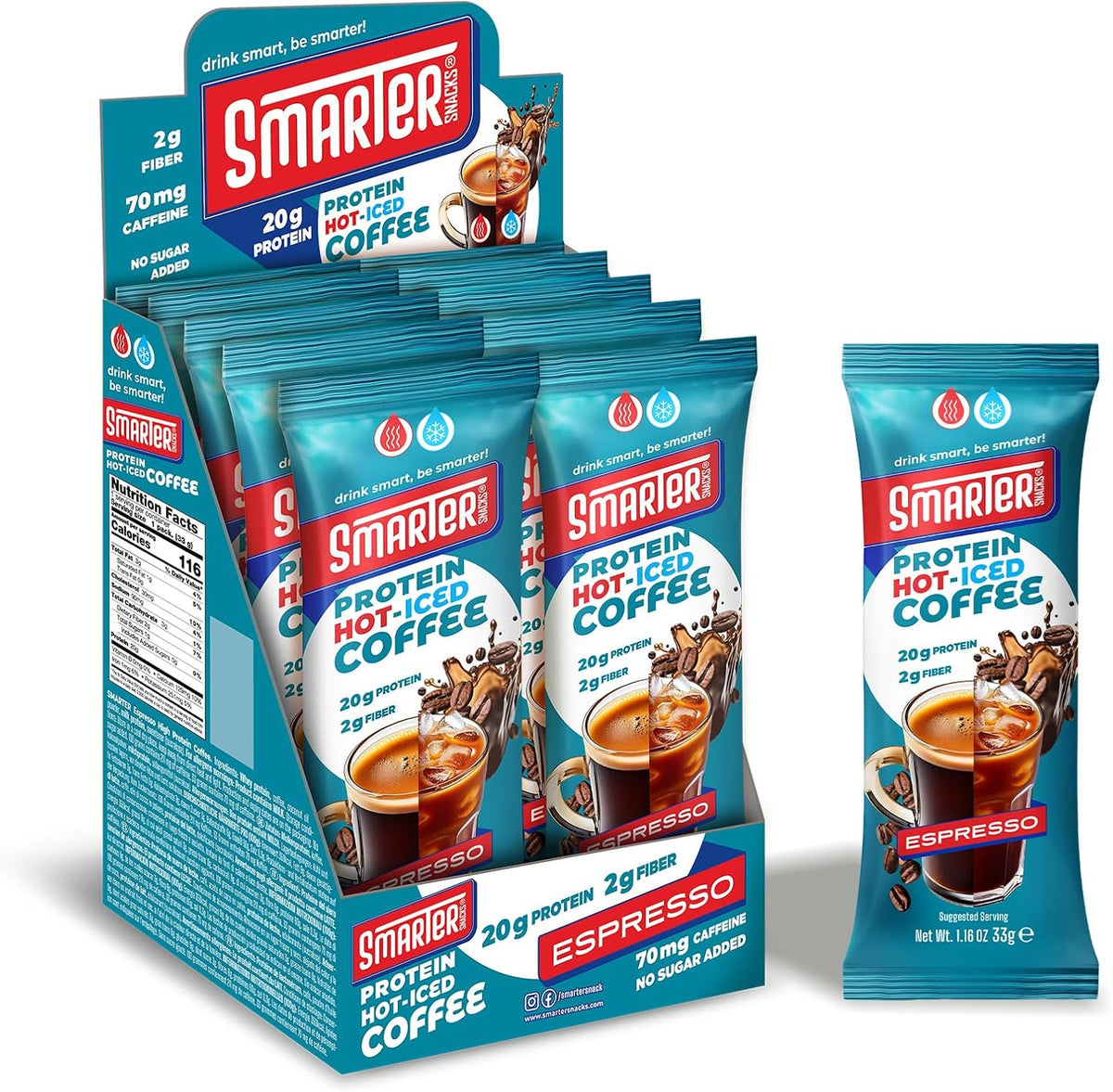 Smarter Snacks Protein Coffee - Espresso