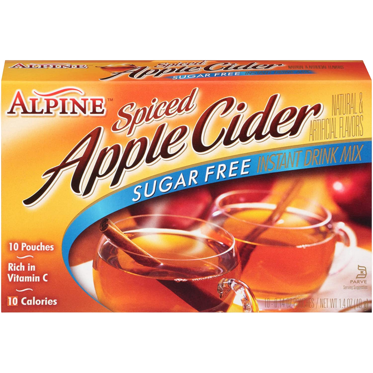 Alpine Cider Sugar Free Spiced Apple Cider 10 pouches