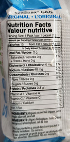 SeaSnax Grab & Go Seaweed Snacks - Original, 0.18 oz.