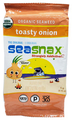 SeaSnax Grab & Go Seaweed Snacks - Toasty Onion, 0.18 oz.