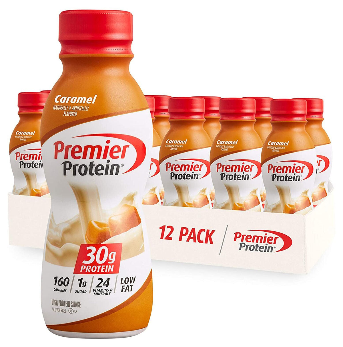 Premier Protein 30g Protein Shake - Caramel, 11.5 fl oz 12 pack