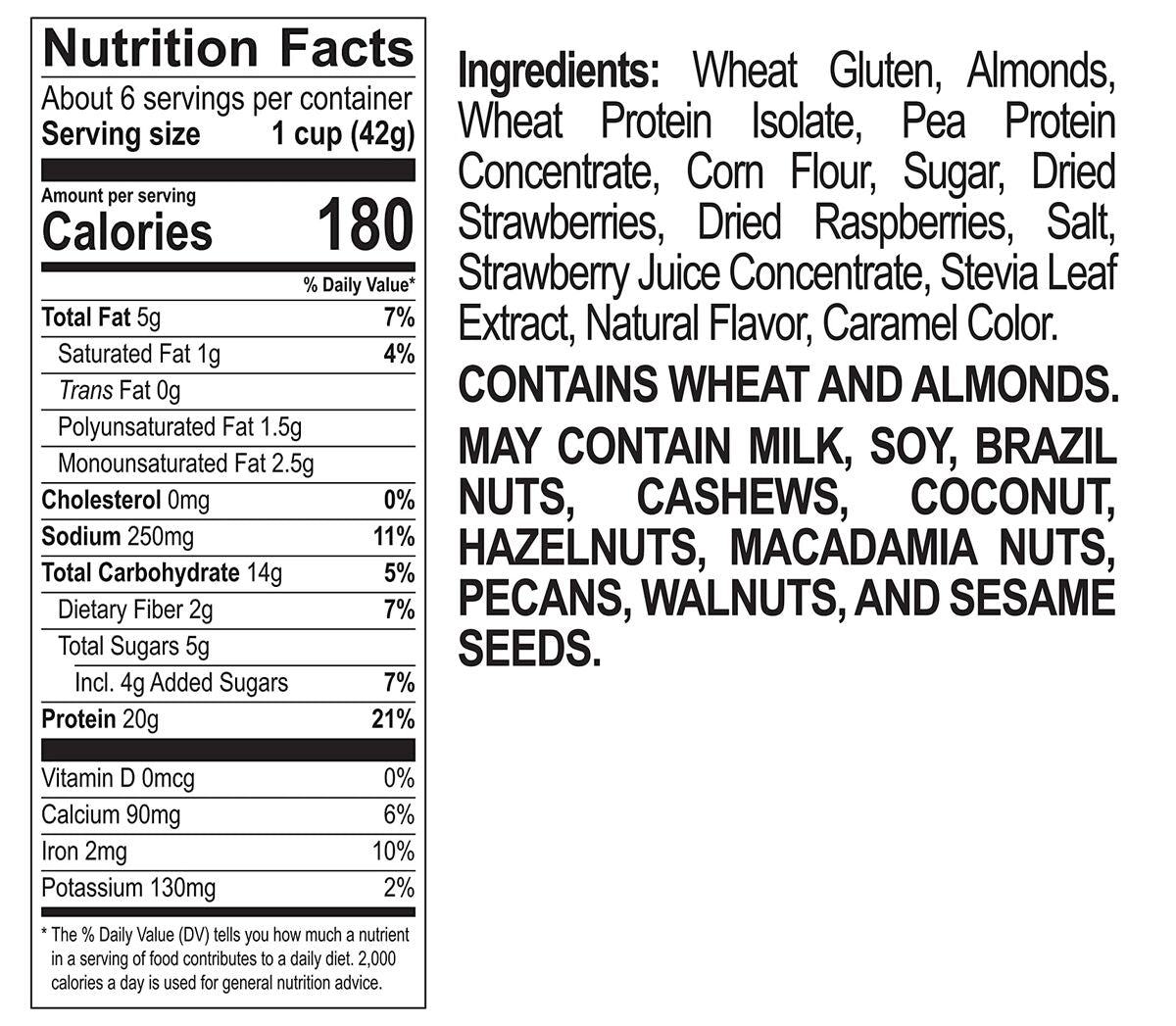 Premier Protein Cereal - Mixed Berry Almond, 9 oz