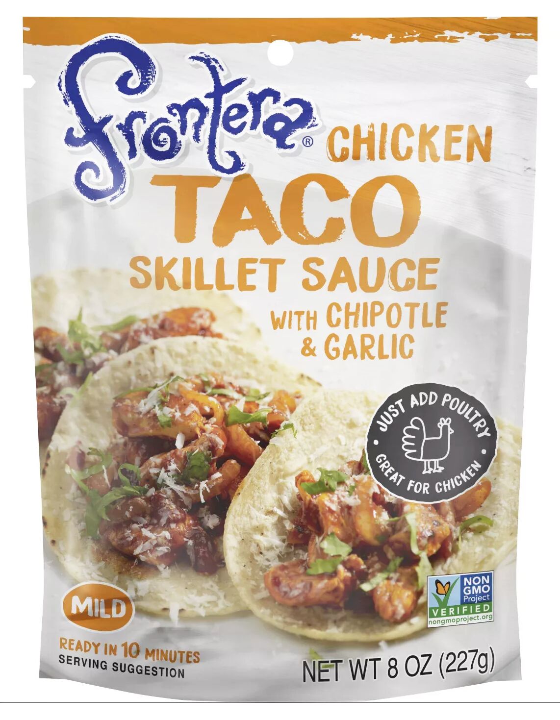 Frontera Taco Skillet Sauce for Chicken 8 oz., One Pack.