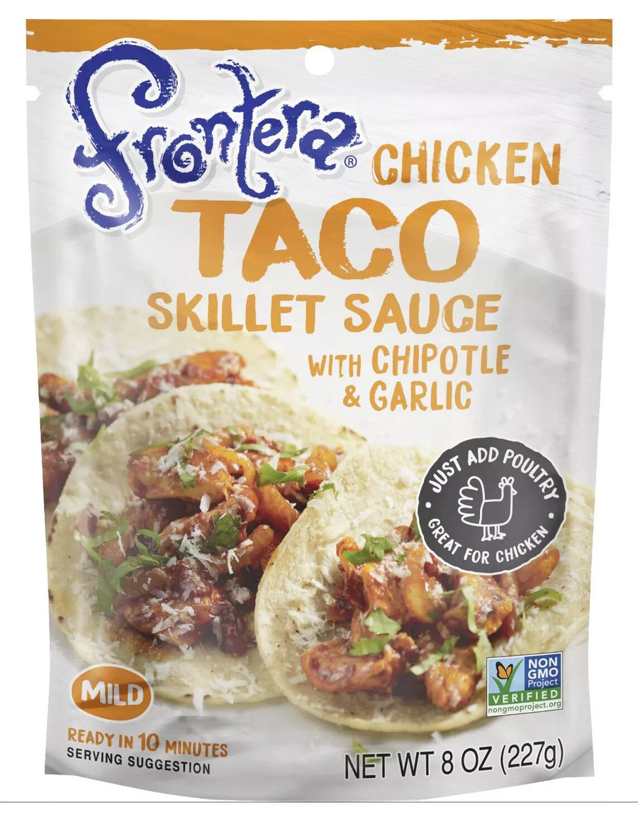 Frontera Taco Skillet Sauce for Chicken 8 oz., One Pack.