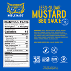 Noble Made Less Sugar BBQ Sauce - Mustard