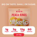 Kiss My Keto Gummies - Peach Rings
