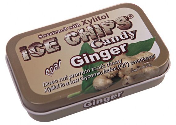 Ice Chips Sugar Free Candy - Ginger 50g (1.76oz.)