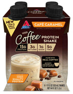 Atkins Nutritionals Iced Coffee Ready-to-Drink Protein Shakes - Cafe Caramel, 11 oz 4 pack