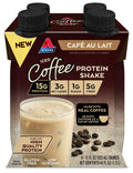 Atkins Nutritionals Iced Coffee Ready-to-Drink Protein Shakes - Cafe Au Lait, 11 oz 4 pack