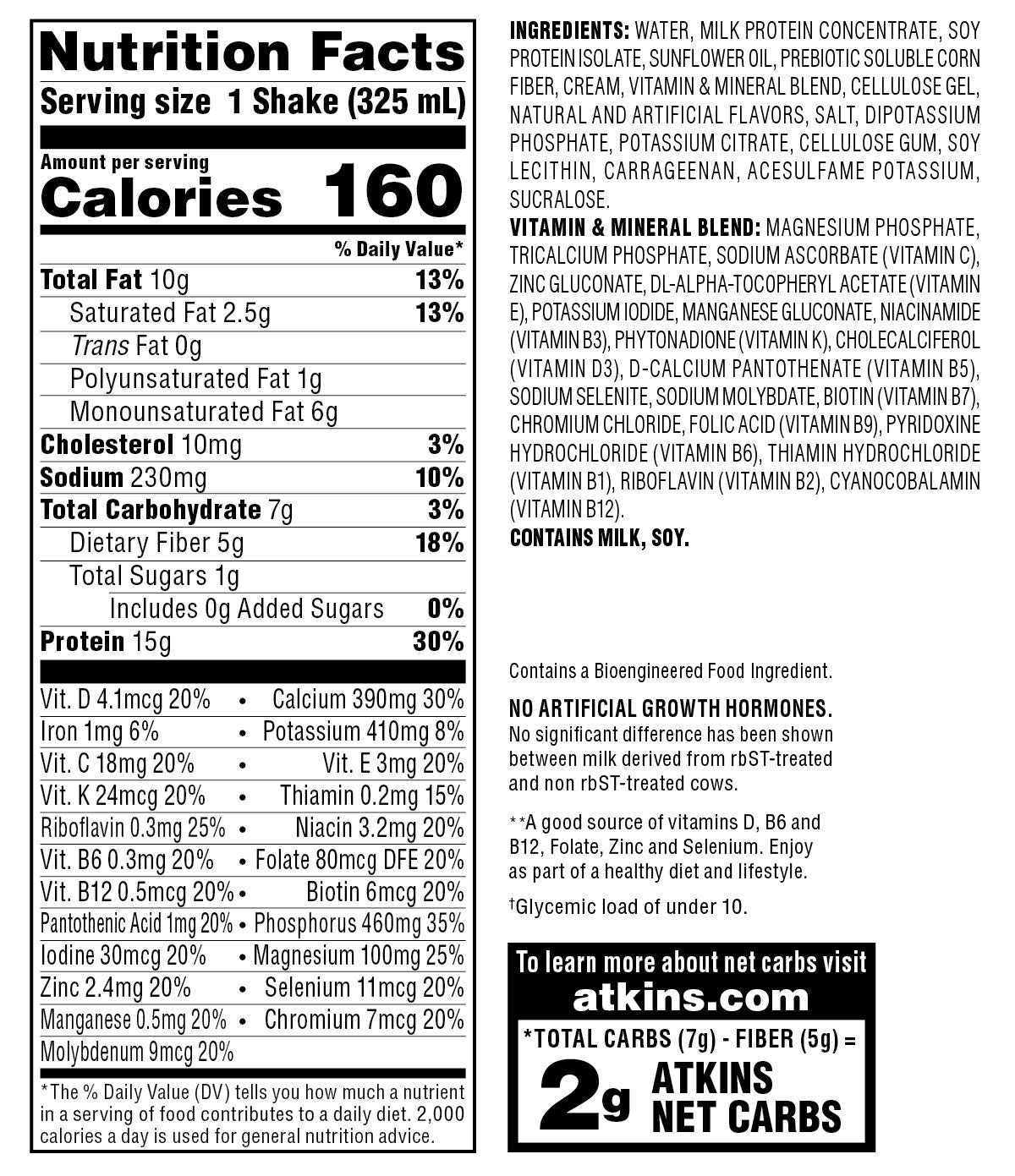 Atkins Nutritionals Ready-to-Drink Shakes - Creamy Caramel, 11 oz 4 pack