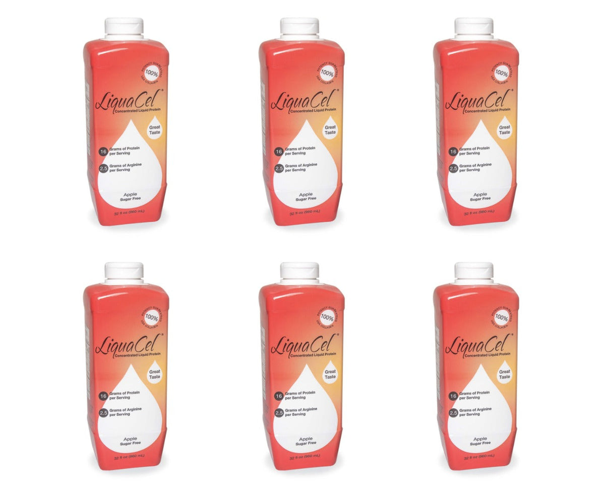 LiquaCel Liquid Protein 32 oz - Apple / 6-Pack
