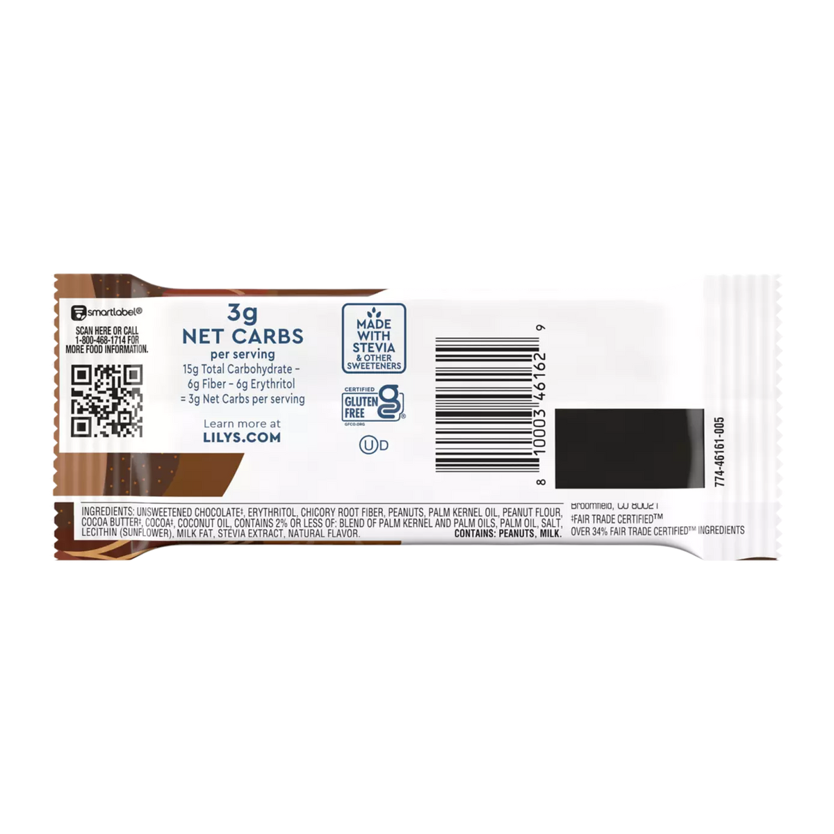 Lily's Dark Chocolate Style Peanut Butter Cups - One Pack (2 cups)