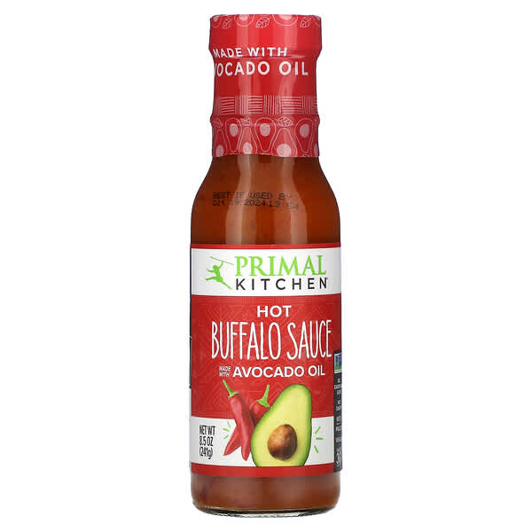 Primal Kitchen Buffalo Sauce, 8.5 fl oz - Hot (CLEARANCE: Best by July 28, 2025)