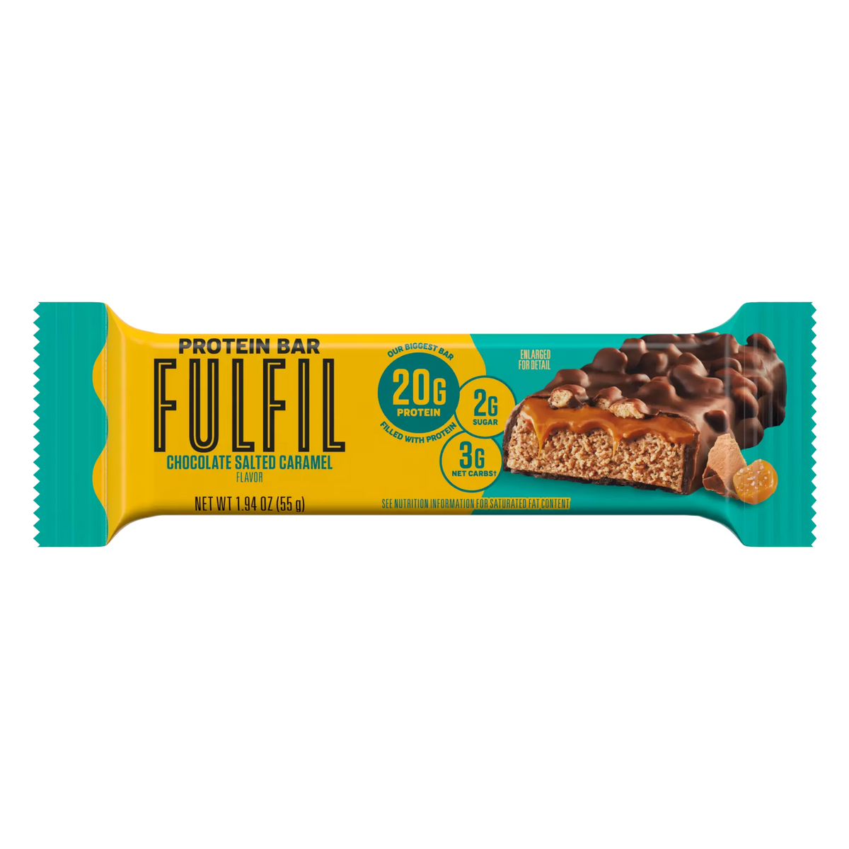 FULFIL Protein Bars, 1.94 oz - Chocolate Salted Caramel