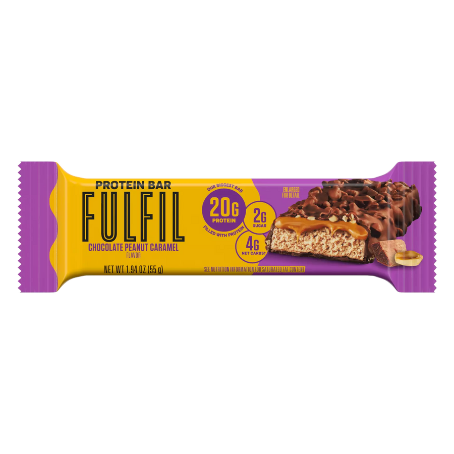 FULFIL Protein Bars, 1.94 oz - Chocolate Peanut Caramel