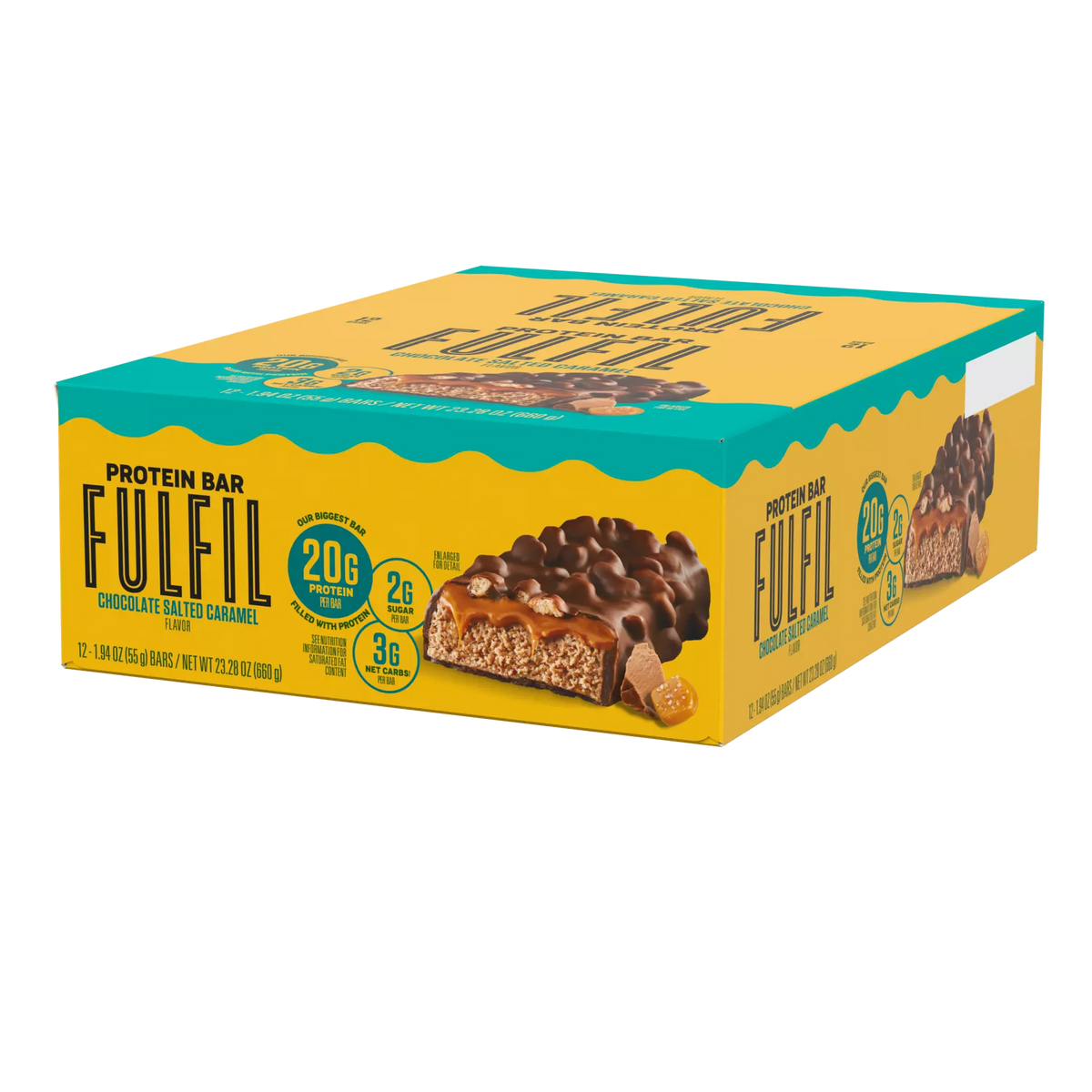 FULFIL Protein Bars, 1.94 oz - Chocolate Salted Caramel