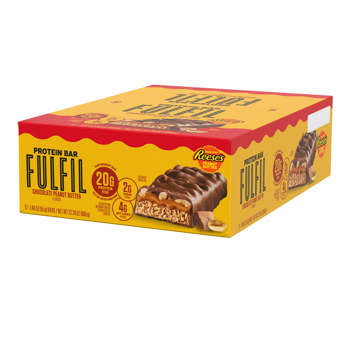 FULFIL Protein Bars, 1.94 oz - Reese's Chocolate Peanut Butter