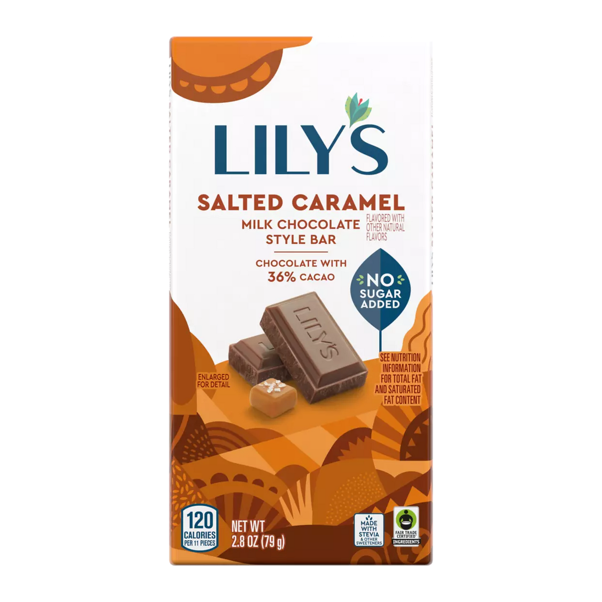 Lily's Milk Chocolate Style Bar - Salted Caramel