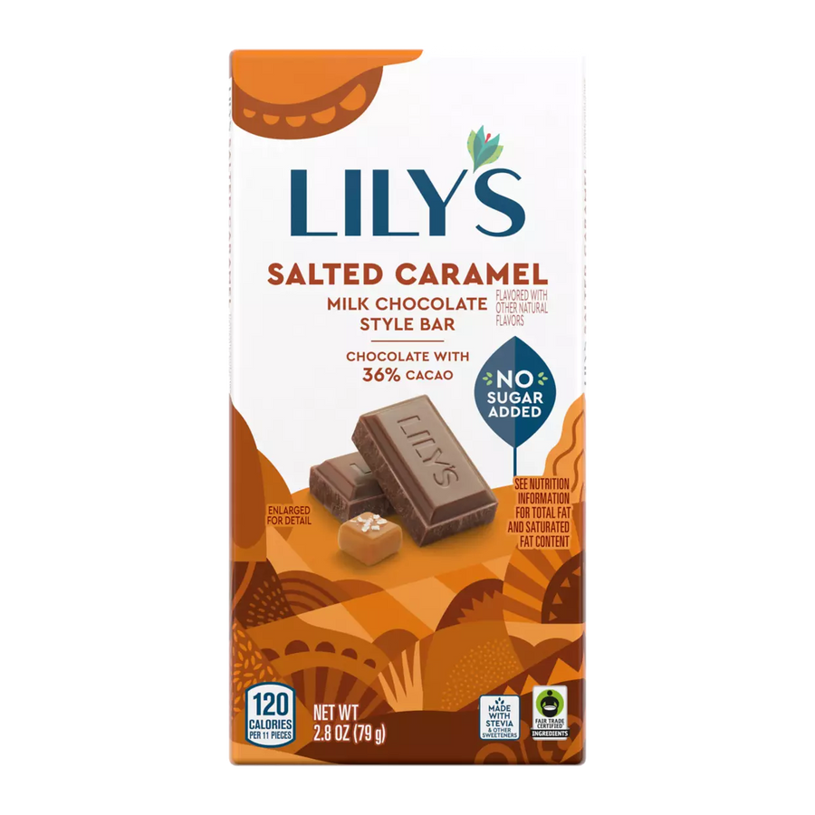 Lily's Milk Chocolate Style Bar - Salted Caramel