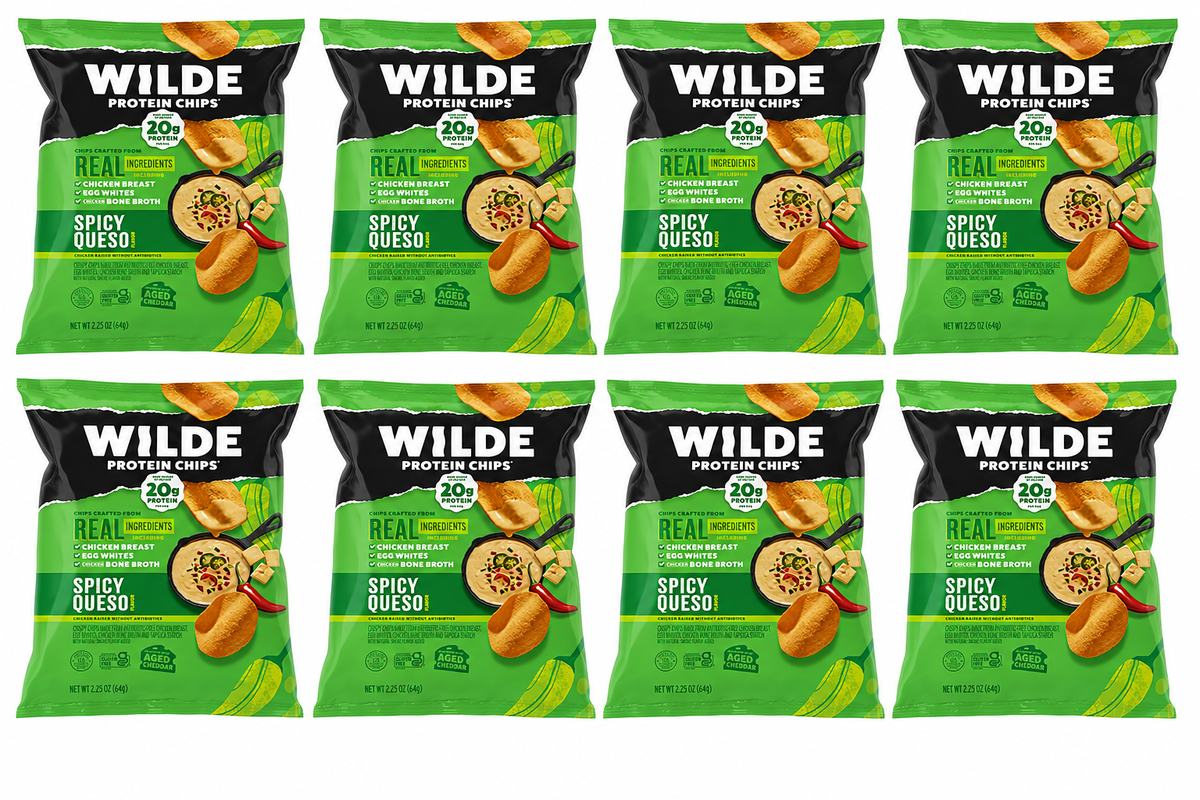 Wilde Chicken Chips - Spicy Queso 8-Pack