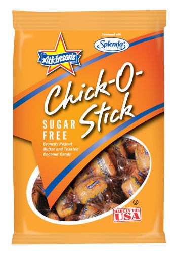 Atkinson's Sugar Free Chick-o-Stick Candy 3.75 oz. bag - One Bag