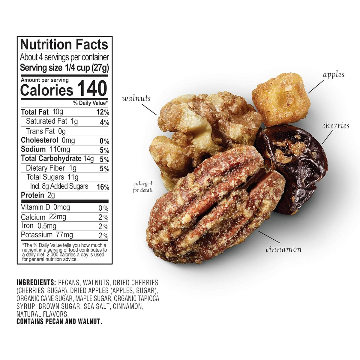 Sahale Snacks Maple Pecans Glazed Mix 4oz Bag — gallery image 2