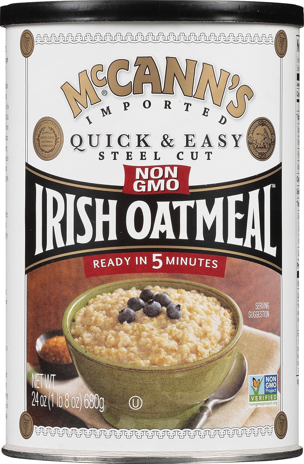 McCann's Irish Oatmeal (Steel Cut Oats) - Quick & Easy, 24 oz.